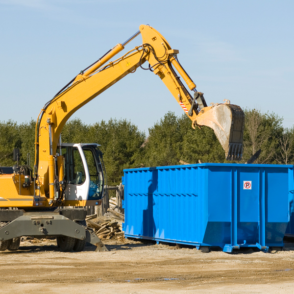 can i choose the location where the residential dumpster will be placed in Sharon